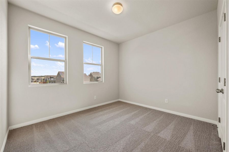 Spacious, unfurnished interior of a new home in The Cottages at Lariat, Liberty Hill (Image 8). Spacious, unfurnished interior of a new home in The Cottages at Lariat, Liberty Hill (Image 8).