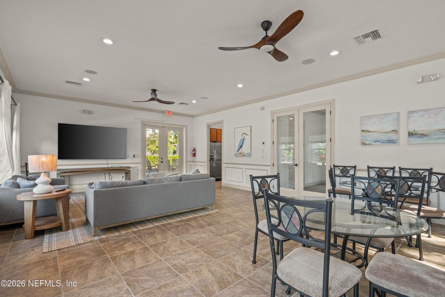 Furnished interior view inside a new home in , Palm Coast (Image 30).