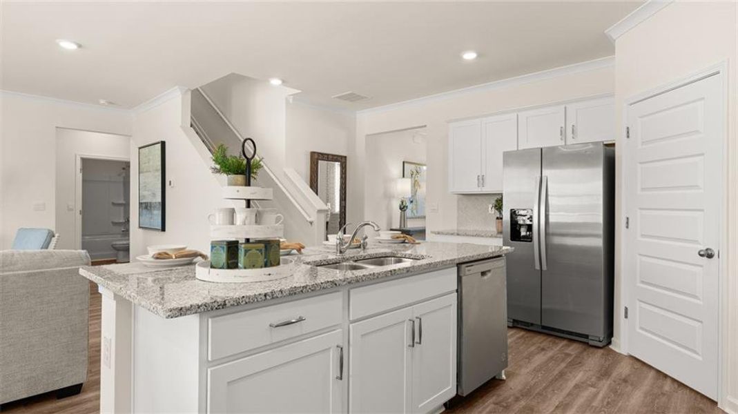 Furnished interior view inside a new home in Kingston Ranch at Lake Oconee, Buckhead (Image 16).
