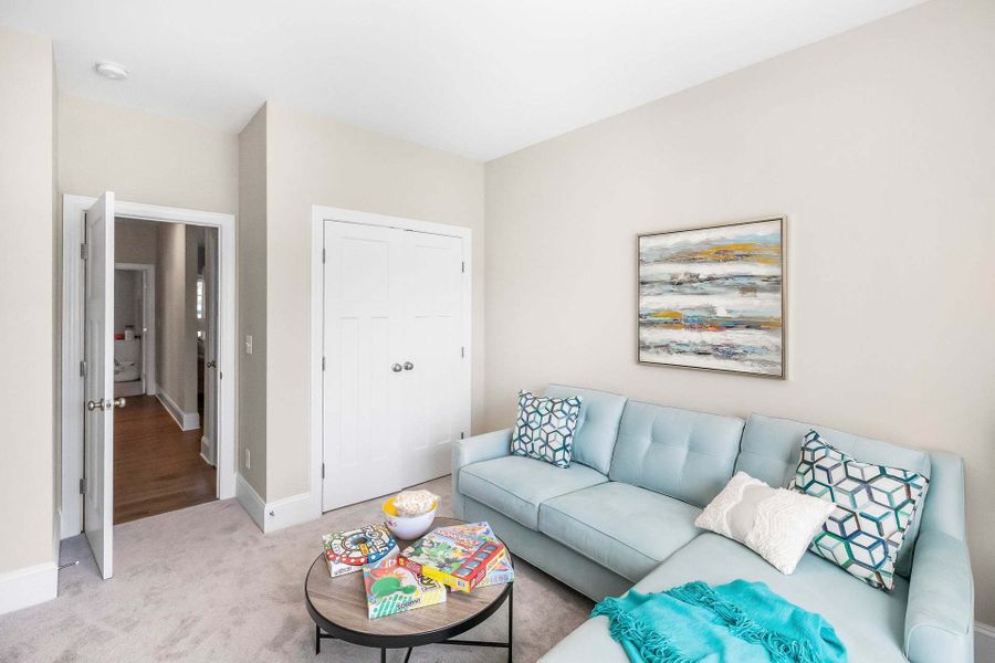 Representative furnished interior of a home built from the Carver by Caviness & Cates Communities in Maggie Way, Wendell (Image 88).