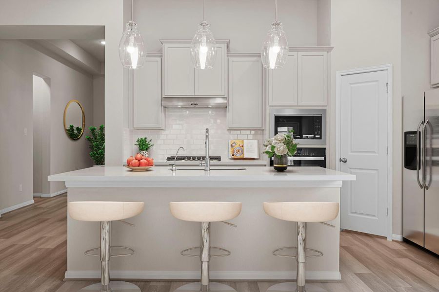 Furnished interior view inside a new home in Wildtree, Magnolia (Image 10).