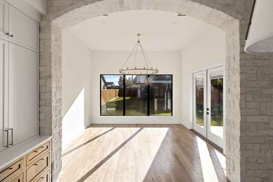 Exterior details and patio area of a home in , Dallas (Image 26). Exterior details and patio area of a home in , Dallas (Image 26).