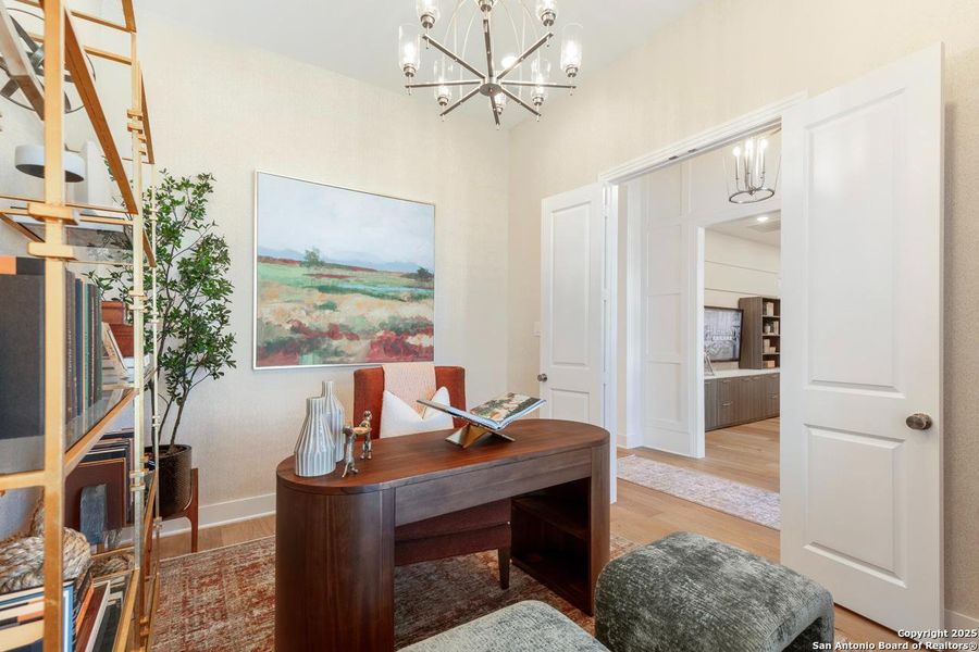 Furnished interior view inside a new home in Mont Blanc, Schertz (Image 26).