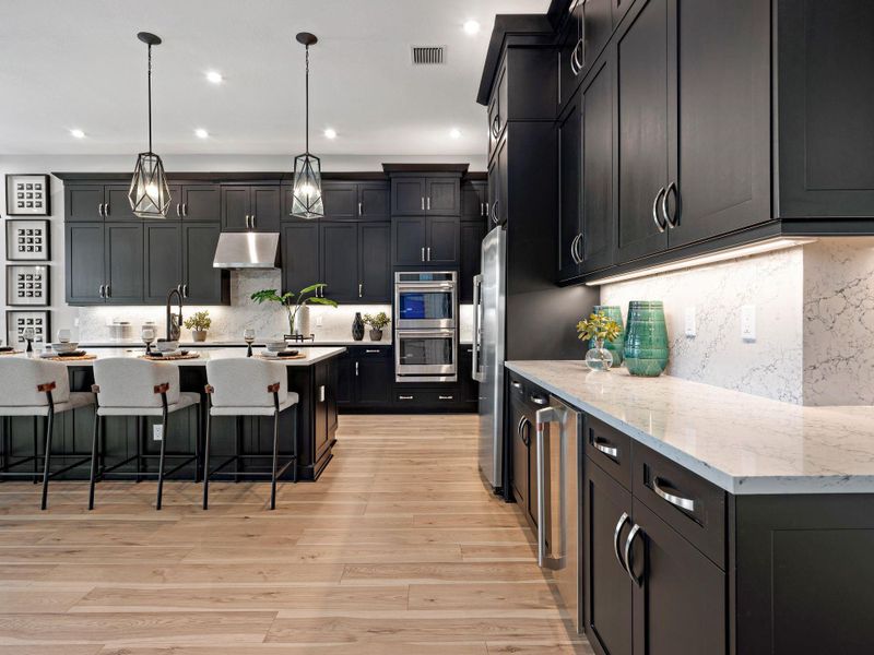 Furnished interior view inside a new home in , Port St. Lucie (Image 34).