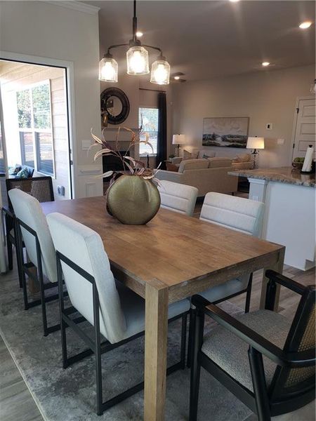 Furnished interior view inside a new home in Canterbury Villas, Carrollton (Image 5). Furnished interior view inside a new home in Canterbury Villas, Carrollton (Image 5).