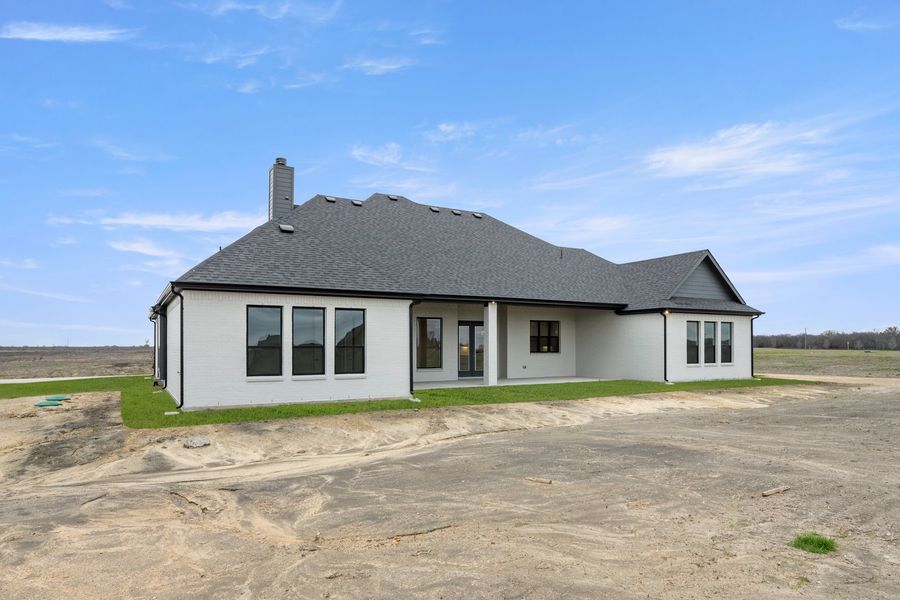 Exterior details and patio area of a home in Byrum Ranch, Venus (Image 23).