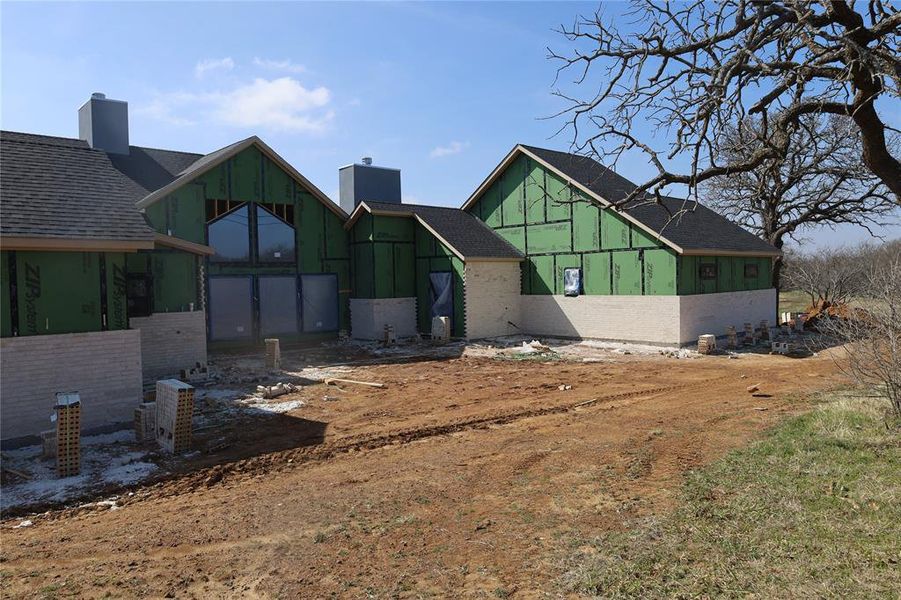 In-progress construction of a new home in , Joshua, TX (Image 6).