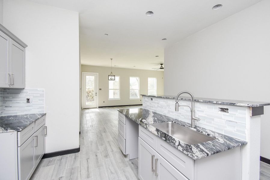 Furnished interior view inside a new home in , Sweeny (Image 15).
