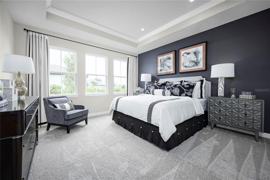 Furnished interior view inside a new home in Cedar Landings, Leesburg (Image 3).