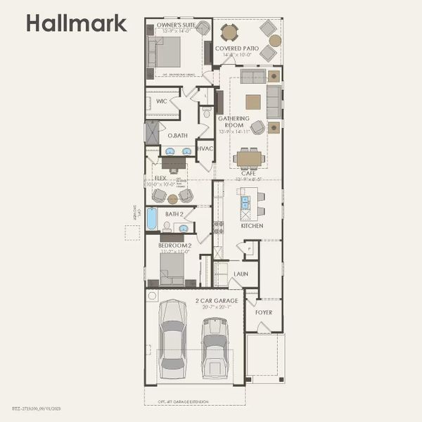 2D floor plan layout of this home in Del Webb in Chambers Creek, Willis, TX (Image 3). 2D floor plan layout of this home in Del Webb in Chambers Creek, Willis, TX (Image 3).
