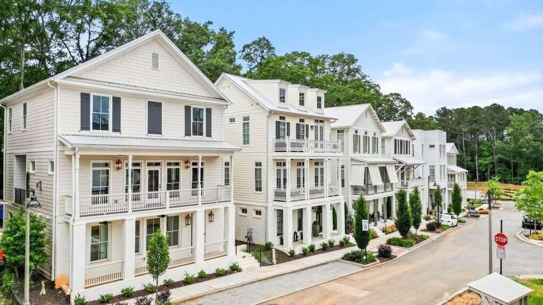 Front exterior of a new home in , Woodstock, GA, highlighting curb appeal (Image 1). Front exterior of a new home in , Woodstock, GA, highlighting curb appeal (Image 1).