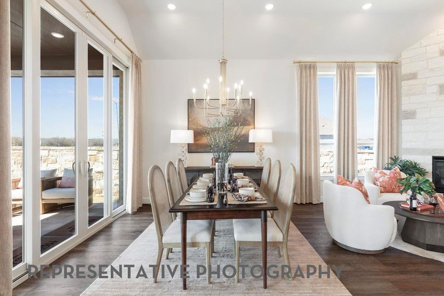 Furnished interior view inside a new home in Cross Creek West, Fulshear (Image 19).