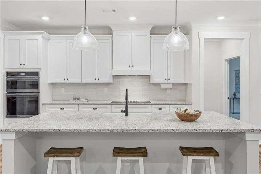 Furnished interior view inside a new home in , Dallas (Image 36).