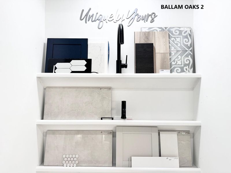 Sample of building materials used in homes in Oak Landing, Mount Pleasant (Image 14).