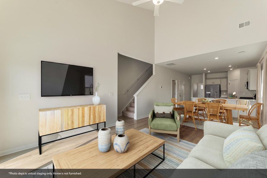 Furnished interior view inside a new home in Mayfair Village, Spartanburg (Image 8).