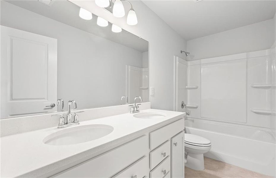 Furnished interior view inside a new home in Anderson Point, McDonough (Image 10).