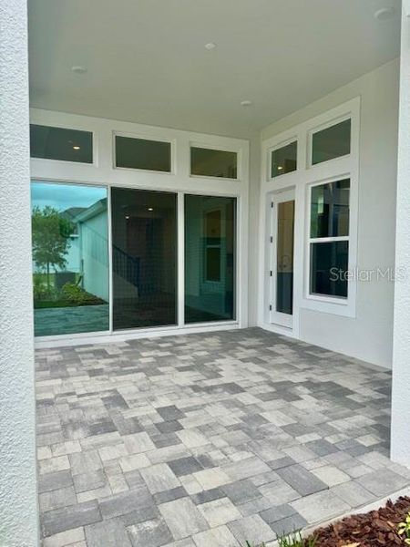 Exterior details and patio area of a home in Persimmon Park, Wesley Chapel (Image 3). Exterior details and patio area of a home in Persimmon Park, Wesley Chapel (Image 3).