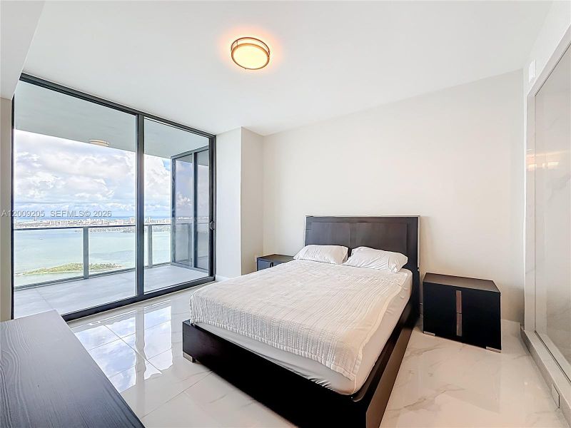 Furnished interior view inside a new home in , Miami (Image 21).
