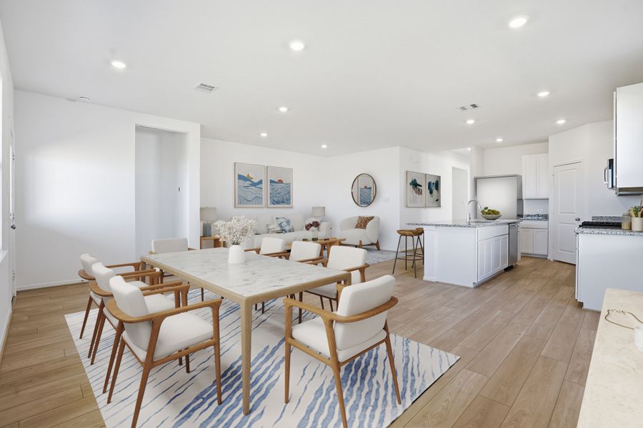 Furnished interior view inside a new home in Hockley Meadows, Hockley (Image 13).