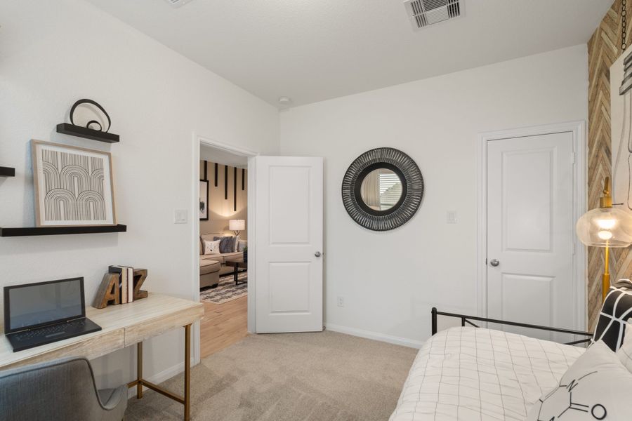 Furnished interior view inside a new home in Woodforest, Montgomery (Image 31). Furnished interior view inside a new home in Woodforest, Montgomery (Image 31).