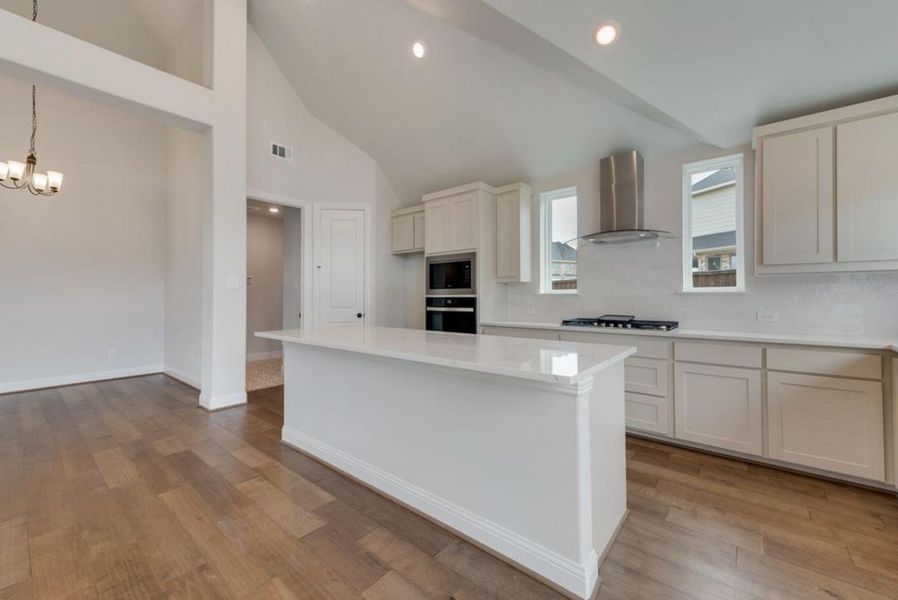 Representative furnished interior of a home built from the Brandonwood by Grand Homes in Edgewater, Fate (Image 5).