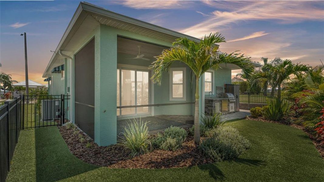 Front exterior of a new home in , Polk City, FL, highlighting curb appeal (Image 19).