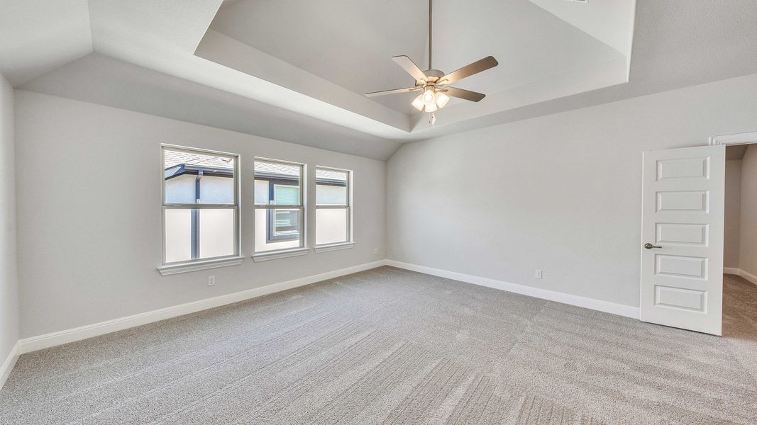 Furnished interior view inside a new home in Hawkes Landing, Leander (Image 11).