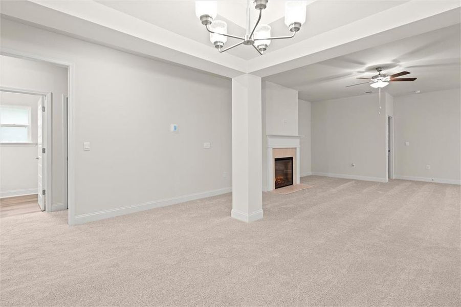 Spacious, unfurnished interior of a new home in Canterbury Villas, Carrollton (Image 30).