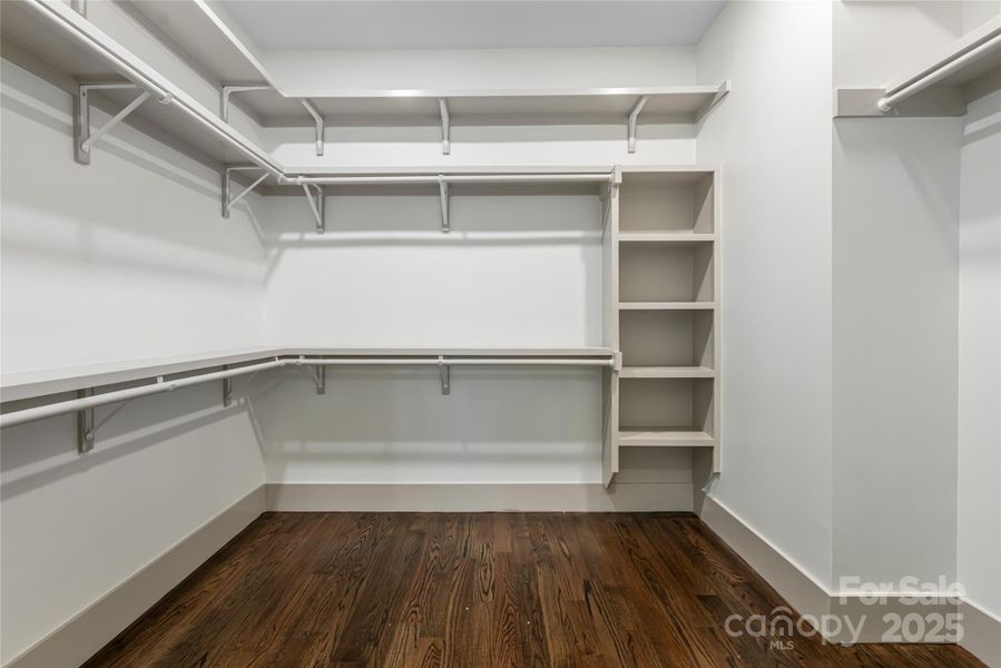 Primary suite walk-in closet Primary suite walk-in closet