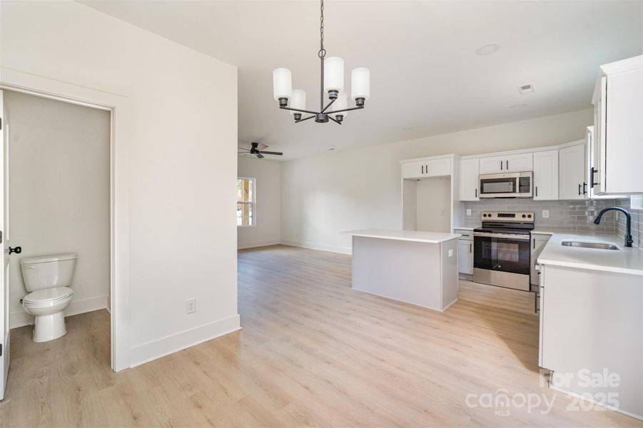 Furnished interior view inside a new home in , Conover (Image 7).