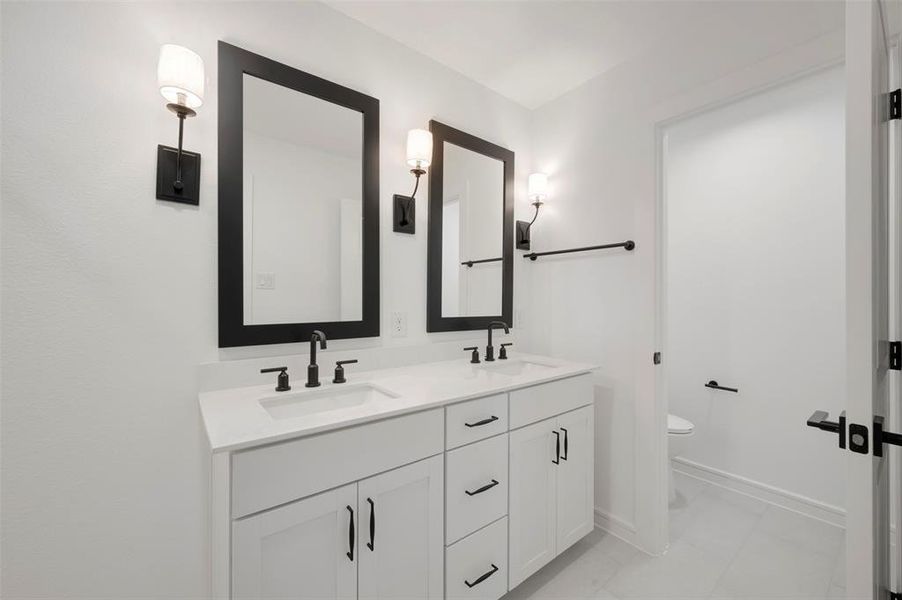Furnished interior view inside a new home in Providence Commons, Providence Village (Image 9).