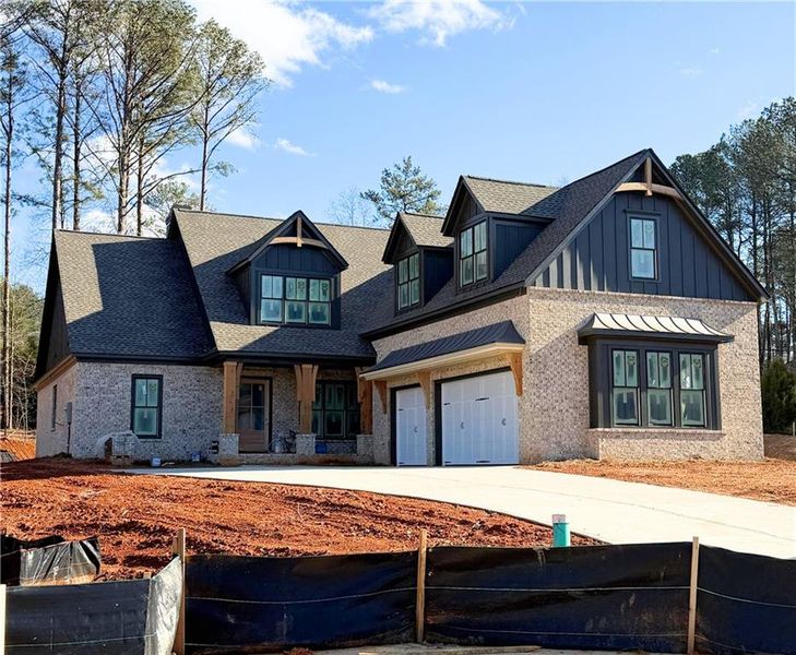 In-progress construction of a new home in Woodford, Acworth, GA (Image 37).