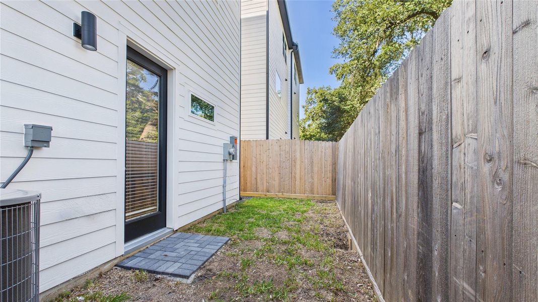 Yard is ready for your green thumb. Yard is ready for your green thumb.