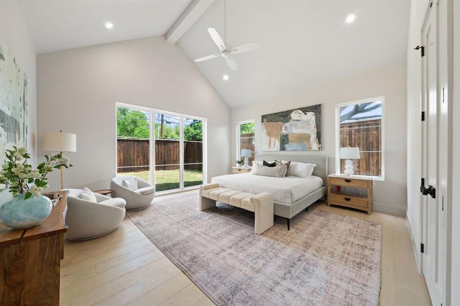 Furnished interior view inside a new home in , Dallas (Image 15).