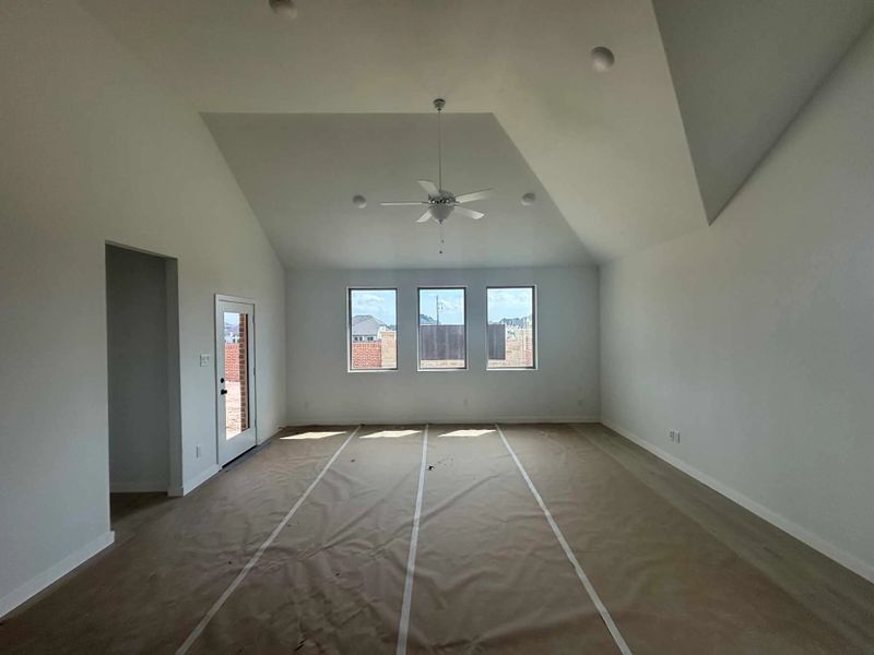 Family Room Construction Progress