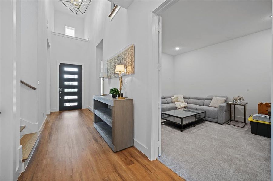 Furnished interior view inside a new home in , Prosper (Image 16).