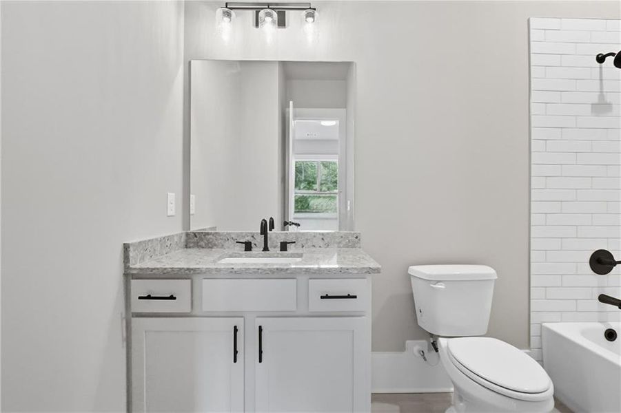 Furnished interior view inside a new home in Old Town Estates, Dacula (Image 16).