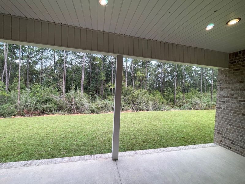 Exterior details and patio area of a home in Iron Rock, Cantonment (Image 2). Exterior details and patio area of a home in Iron Rock, Cantonment (Image 2).