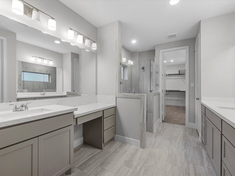 Furnished interior view inside a new home in Artavia 45', Conroe (Image 6). Furnished interior view inside a new home in Artavia 45', Conroe (Image 6).