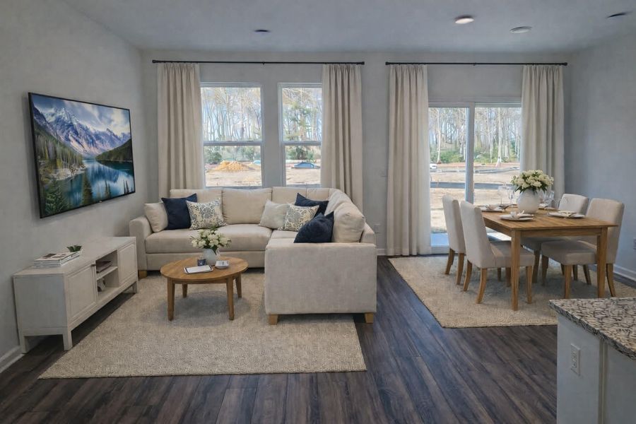 Furnished interior view inside a new home in Pinckney Place, North Charleston (Image 3).