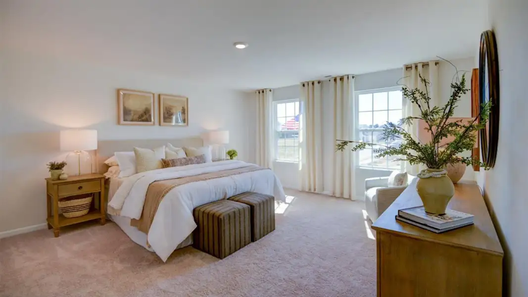 Furnished interior view inside a new home in Hunter Hill, Rocky Mount (Image 5). Furnished interior view inside a new home in Hunter Hill, Rocky Mount (Image 5).