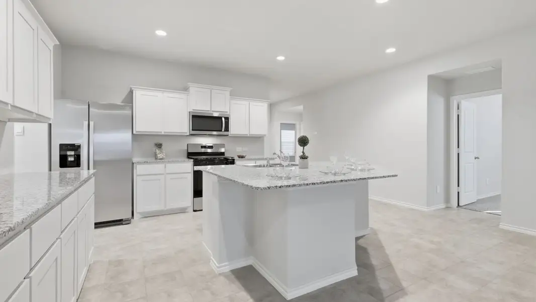 Furnished interior view inside a new home in Eagle Creek, Denton (Image 5).