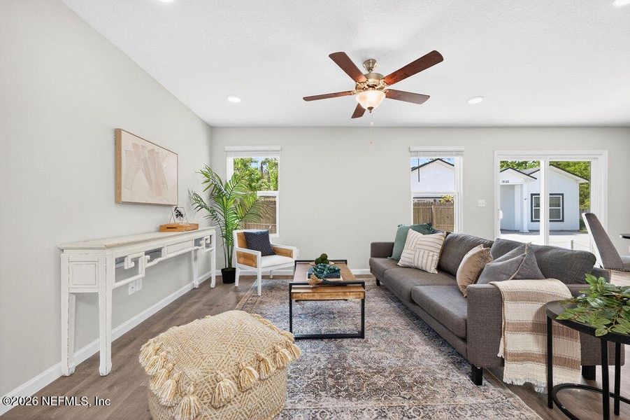 Furnished interior view inside a new home in , Jacksonville (Image 9).