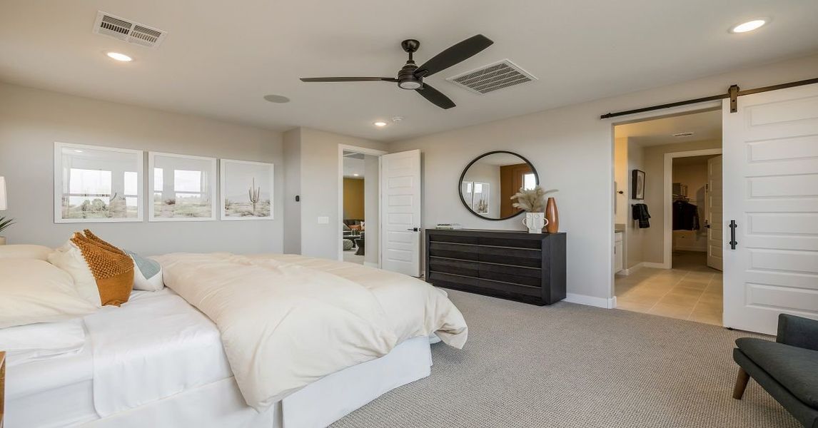 Representative furnished interior of a home built from the Camelback by William Ryan Homes in Alta Vida at Westpark, Buckeye (Image 18).