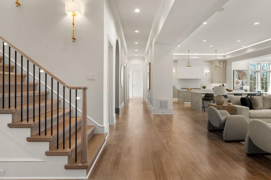 Furnished interior view inside a new home in , Milton (Image 6).