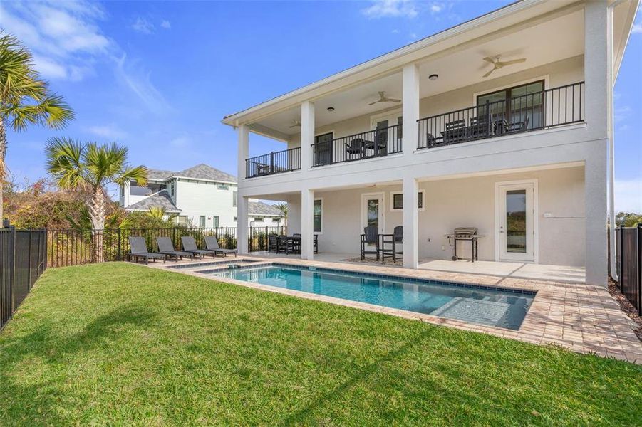 Exterior details and patio area of a home in , Palm Coast (Image 30). Exterior details and patio area of a home in , Palm Coast (Image 30).