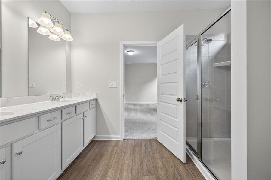 Furnished interior view inside a new home in Roxeywood Park, Winder (Image 9).