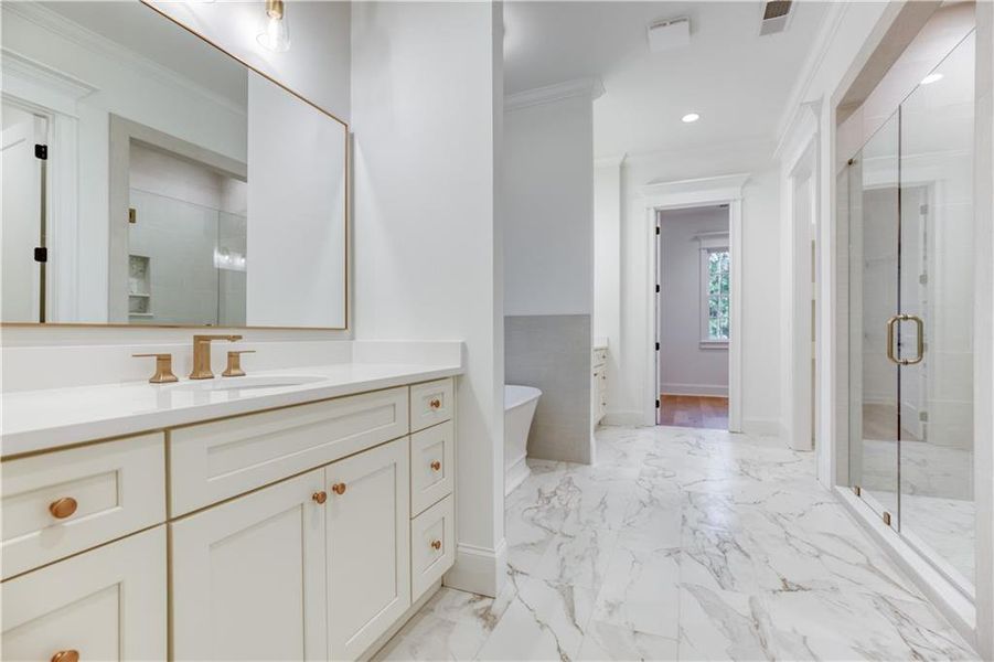 Furnished interior view inside a new home in , Covington (Image 8).