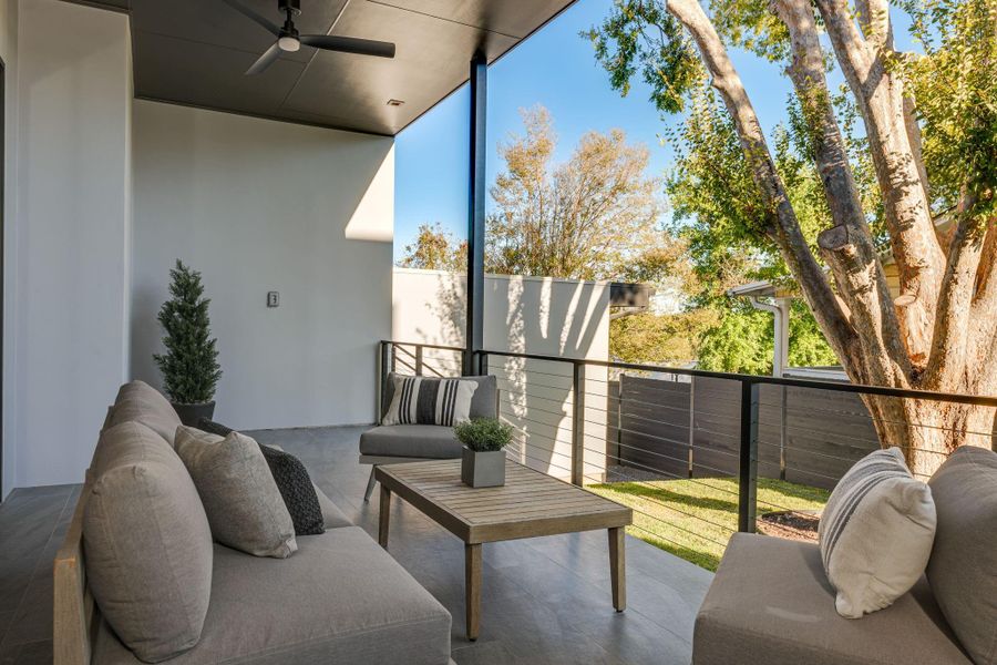 Thoughtfully designed for seamless indoor-outdoor living, this home offers multiple outdoor retreats. The covered front patio provides a welcoming space to unwind, while the backyard deck invites effortless entertaining and relaxation.