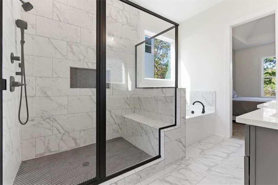 Furnished interior view inside a new home in , Cartersville (Image 18).